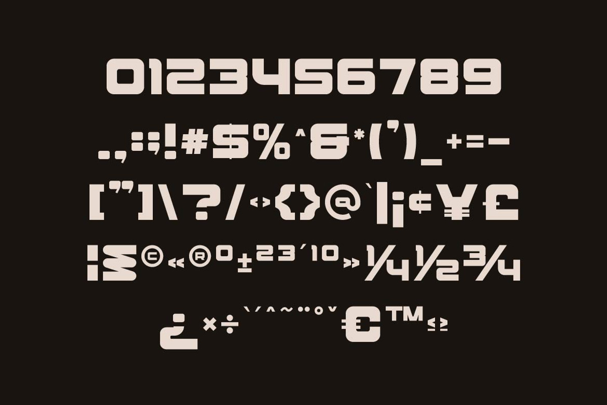 Aboro – Strong Bold Display Font, a Sans Serif Font by Artiveko (Photo 6 of 8)