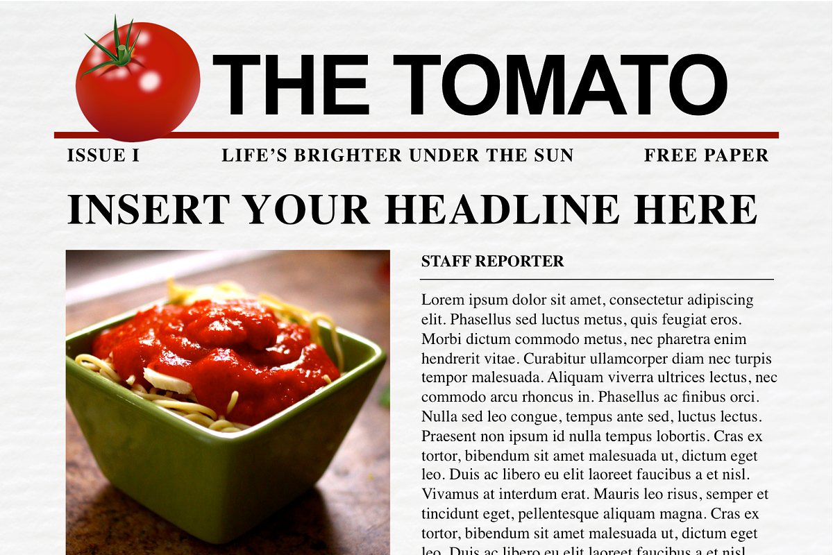 Powerpoint Newspaper Templates, a Templates & Theme by Newspaper Templates (Photo 4 of 5)