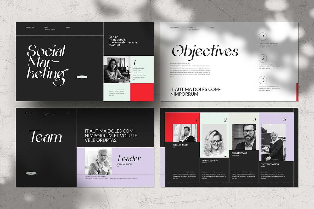 Marketing Plan Presentation Template, a Presentation Template by White Graphic (Photo 4 of 7)
