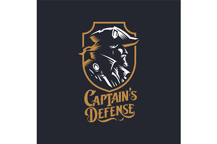 lustrate a emblem-style pirate ship