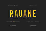 Ravane Font Family - 22 Fonts, a Font by alpercakici (Thumbnail 15 of 15)
