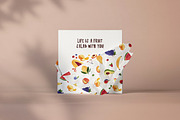 Fruits, berries set, patterns, cards, a Food Illustration by PaperTrident (Thumbnail 11 of 13)