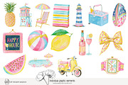 125 vintage holiday clip art, a Seasonal Illustration by Poppy Lane Studio (Thumbnail 9 of 11)