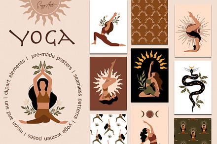Yoga women collection, a Healthcare Illustration by EasyArt