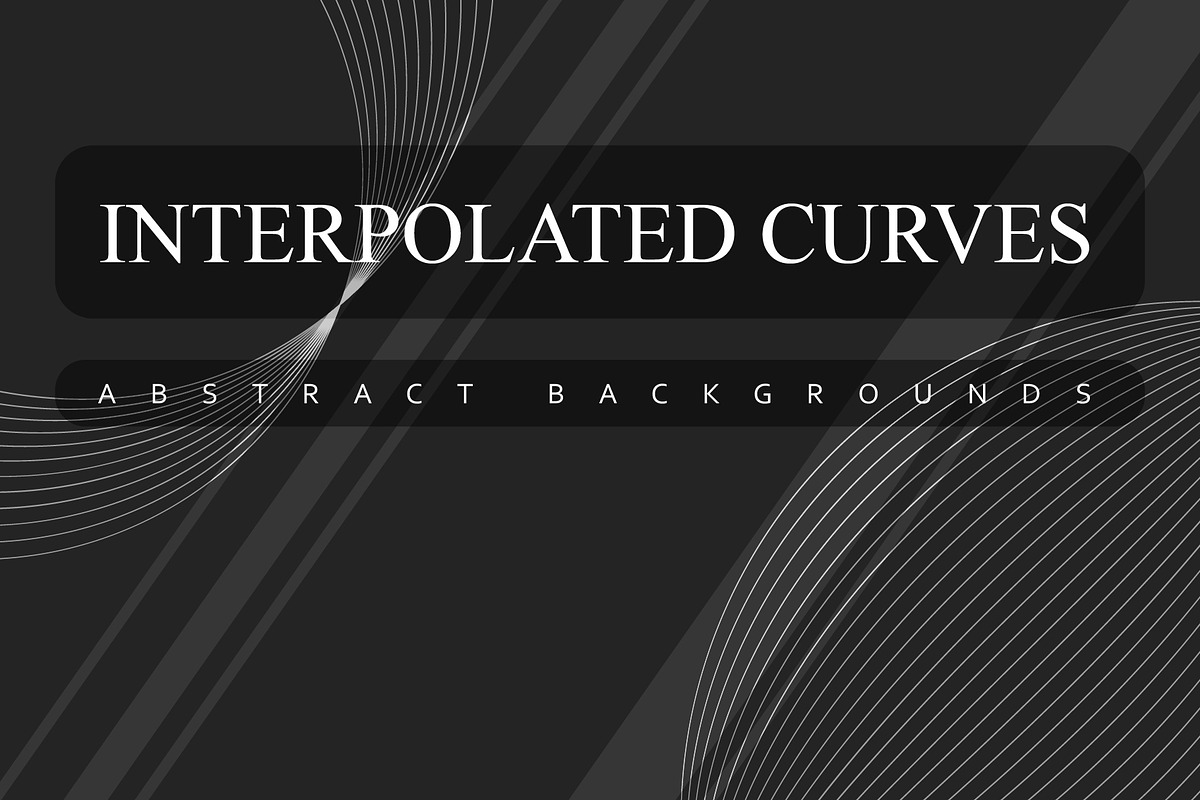 12 Interpolated Curves Backgrounds, a Background Graphic by UoaHH (Photo 1 of 2)