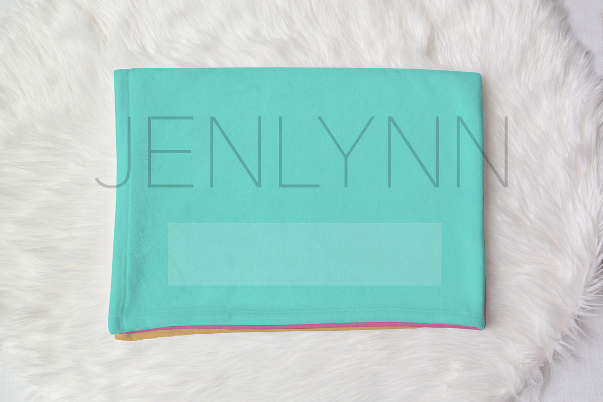 Minky Blanket Mockup FlatLay #4 PSD, a Product Mockup by JENLYNN Stock Shop (Photo 4 of 4)