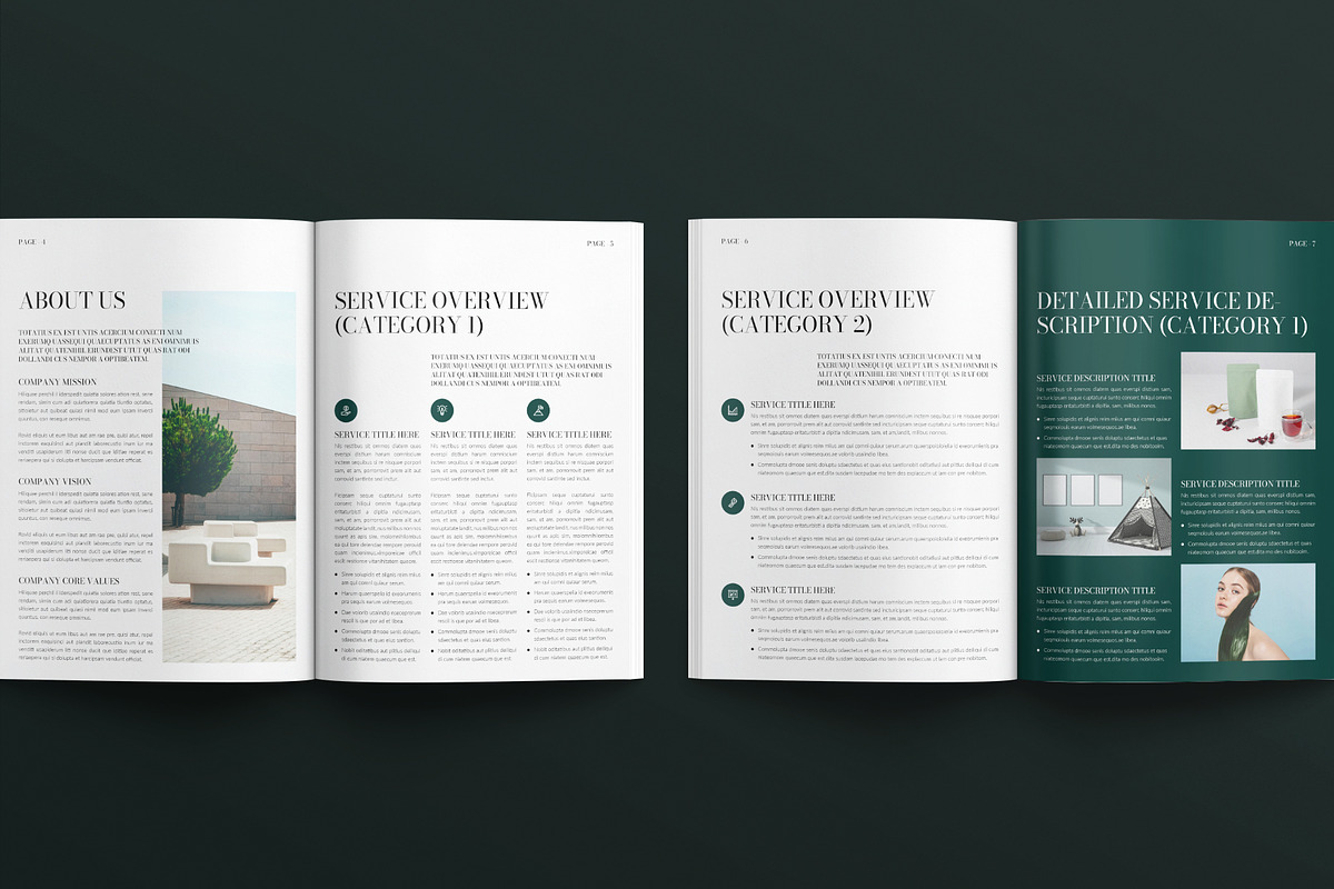 Services & Pricing Guide Magazine, a Magazine Template by E-Type (Photo 3 of 7)