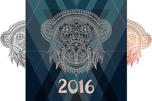 Ornamental monkey