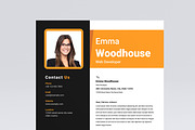 Resume Template, a Resume Template by MightyDesign (Thumbnail 4 of 8)
