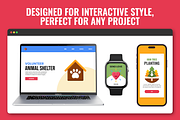 Volunteer Work Icons, a Solid Icon by Flat Icons (Thumbnail 4 of 7)