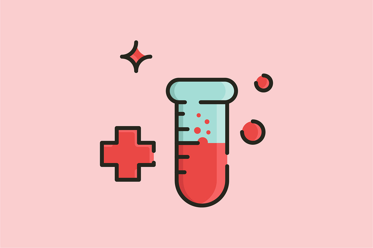 Medical laboratory glass, a Solid Icon by REIKYDEWANSASONGKO (Photo 1 of 2)