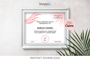 Editable Eyelash Hair Certificate