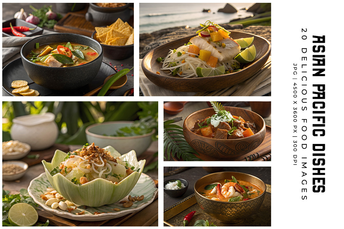Asian Pacific Dishes, a Food & Drink Photo by Digital Art Creations (Photo 3 of 5)