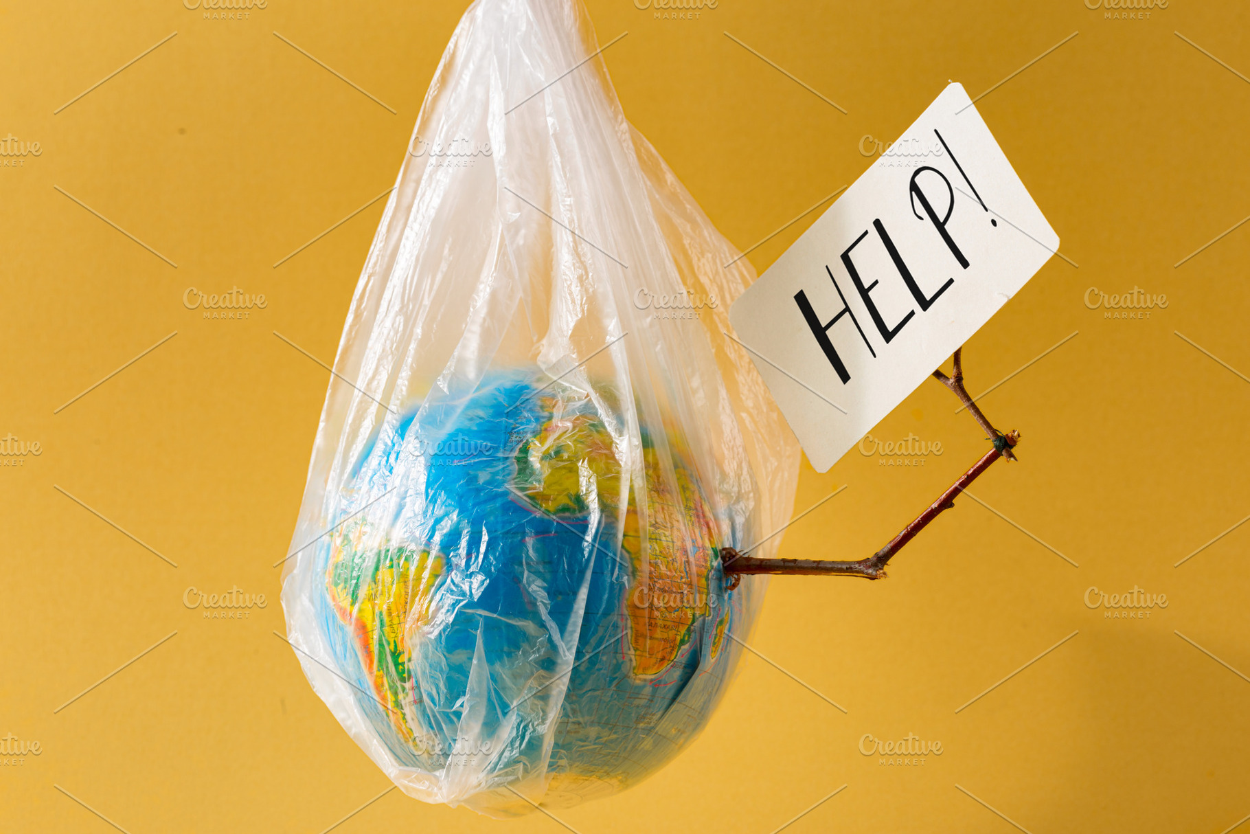 Save our planet concept, an Industrial Photo by KucherPhoto