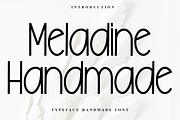 Meladine Handmade, a Sans Serif Font by FreshTypeINK (Thumbnail 1 of 8)