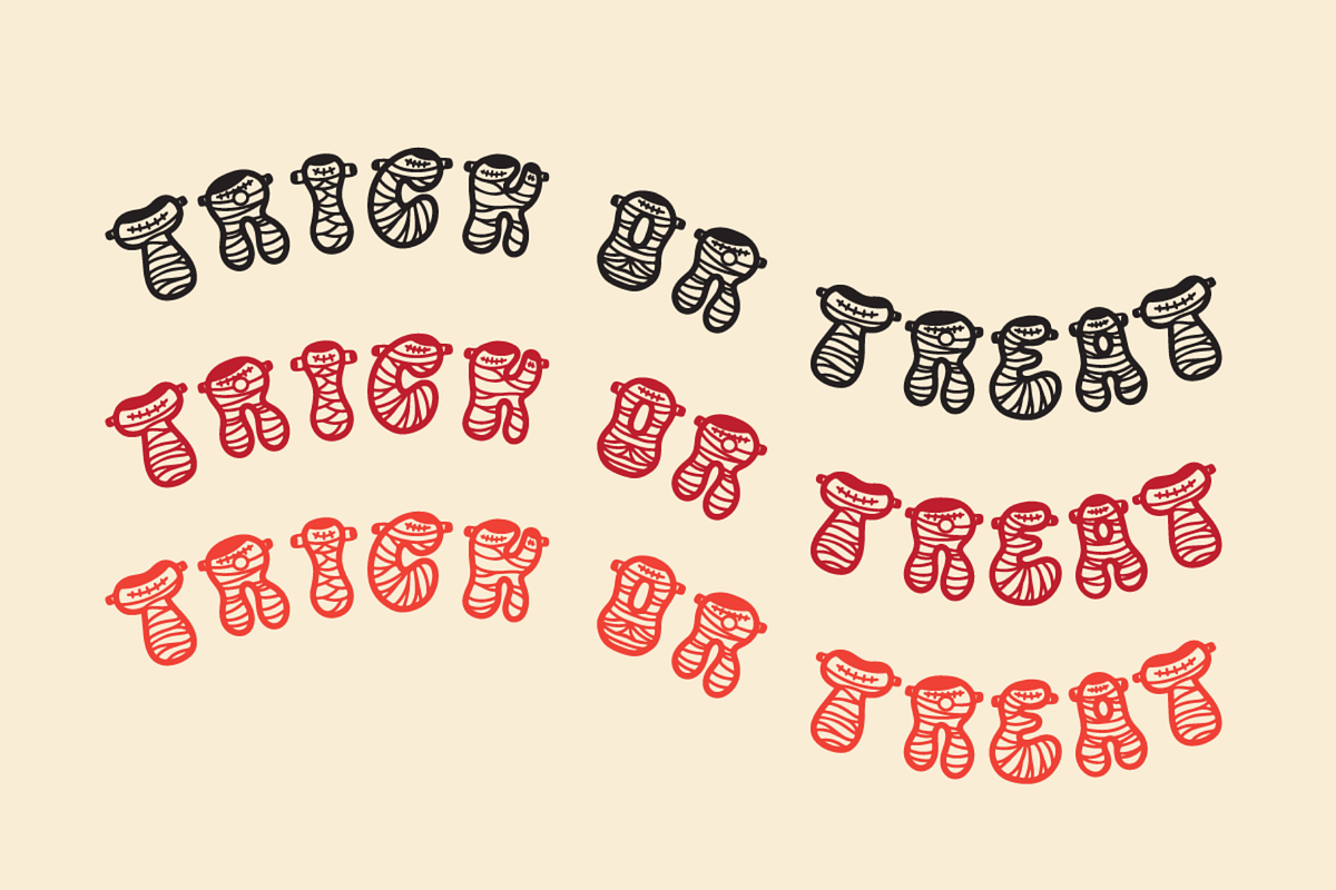 Frankyween Funny Decorative Font, a Handwritten Font by Kanink Studio (Photo 4 of 9)