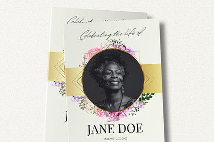 Funeral Program Template I Canva