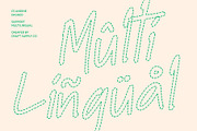 CS Andine Dashed, a Handwritten Font by Craft Supply Co. (Thumbnail 7 of 8)