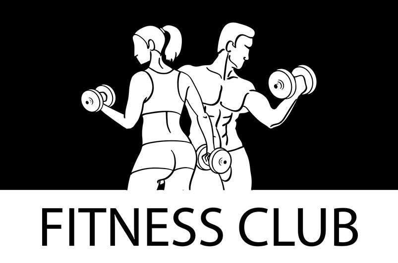 Man And Woman Fitness Template 