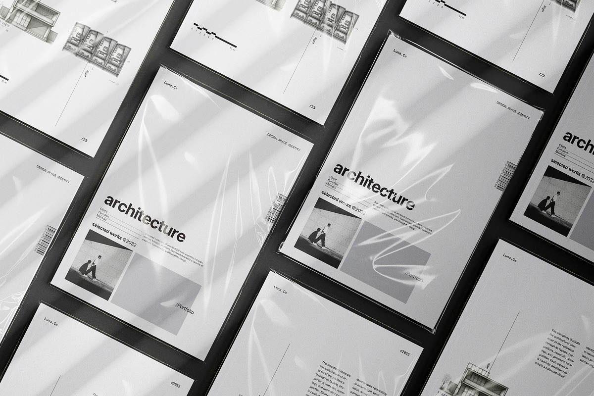 Architecture Portfolio Template, a Brochure Template by Studio Monova (Photo 4 of 33)