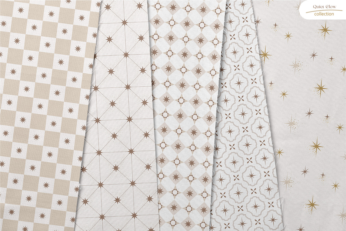 Quiet Glow - Seamless Patterns, a Pattern Graphic by InaCorart (Photo 3 of 10)