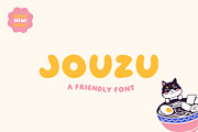 Jouzu | A Friendly Font, a Font by Galaxybomb (Thumbnail 1 of 9)