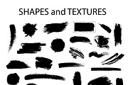 Hand drawn shapes, splatters., a Texture Graphic by Pink Ocean (Thumbnail 4 of 5)