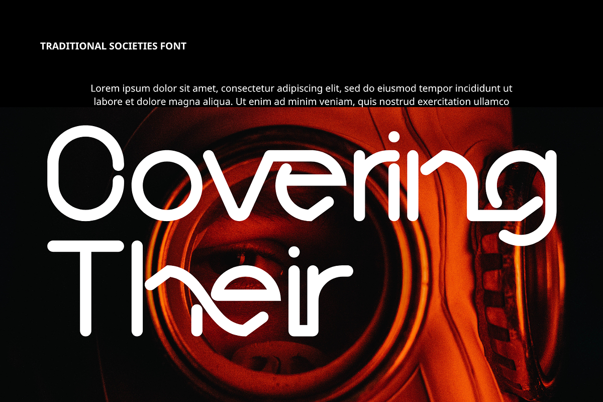 Traditional Societies - Futuristic, a Sans Serif Font by 177Studio (Photo 2 of 8)