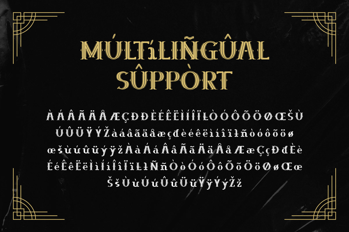 MORQA - Display Font, a Blackletter Font by trabaskriya (Photo 2 of 8)