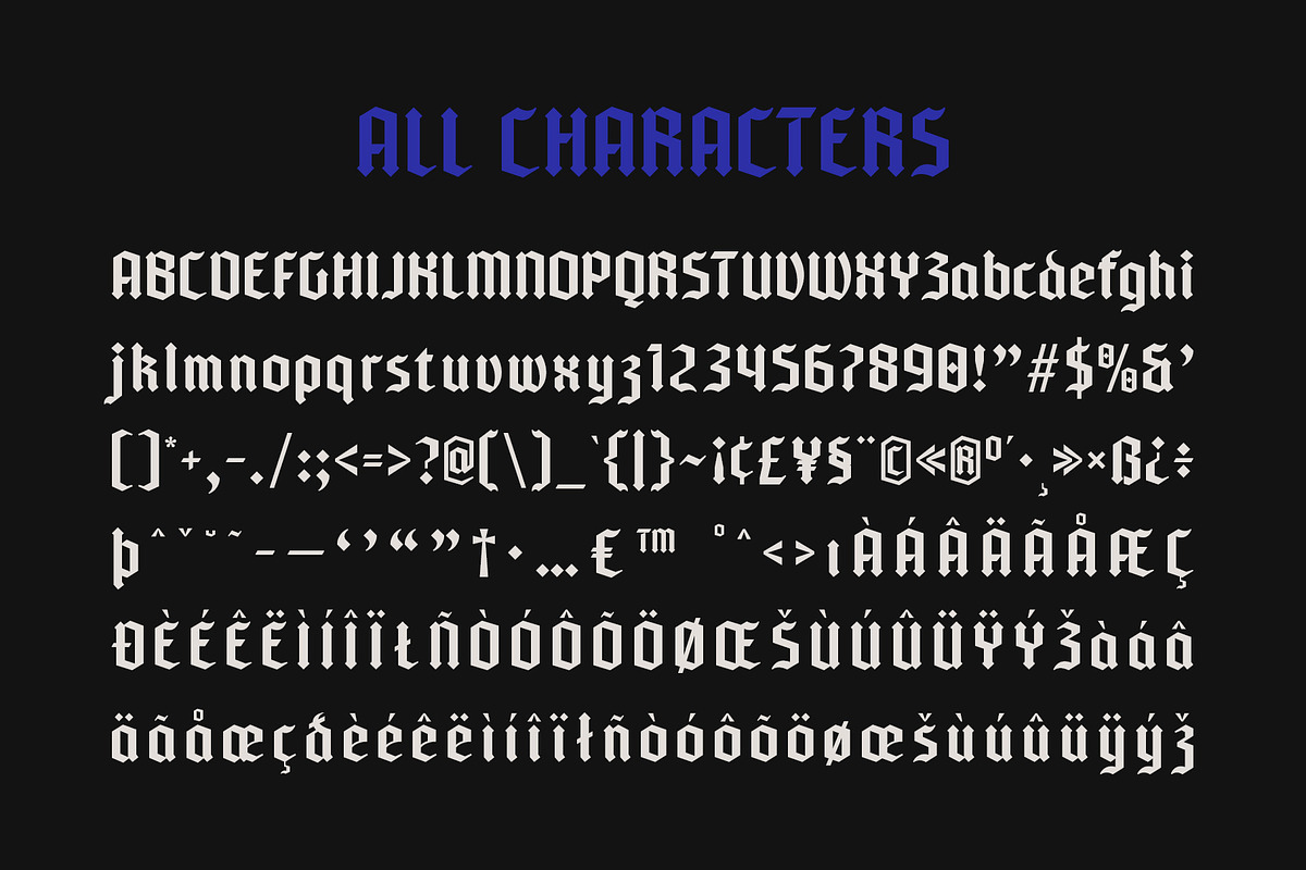 CS Norvile – Gothic Font, a Blackletter Font by Craft Supply Co. (Photo 8 of 8)