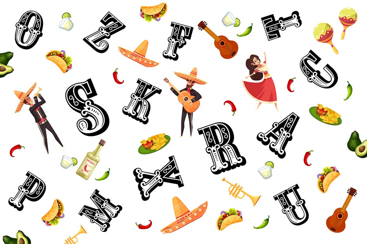 Mariachi Small Caps, a Font by FontMesa (Photo 6 of 6)