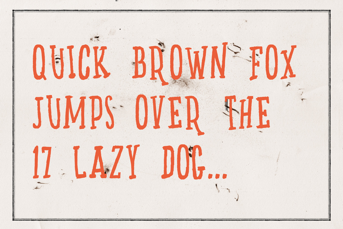 Bushwhack, a Font by vladderkach57 (Photo 4 of 4)