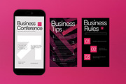 Business Instagram Set, a Social Media Template by graphicook (Thumbnail 3 of 3)