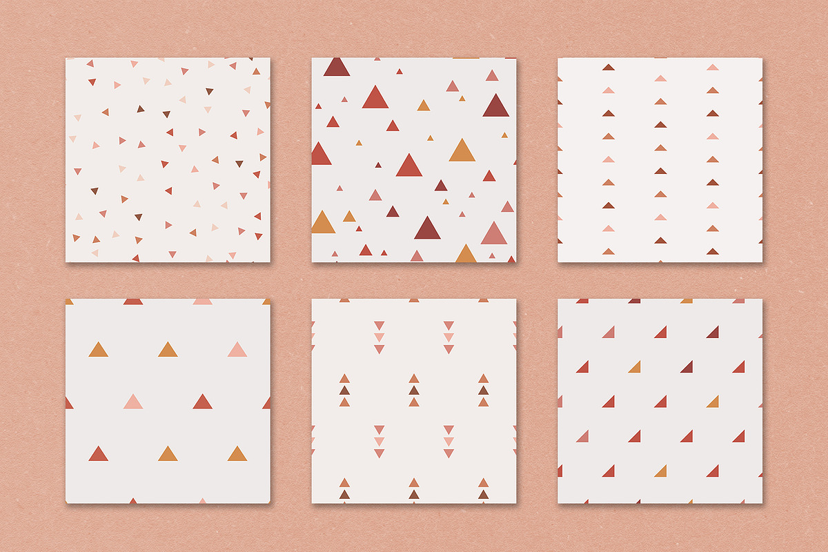 Triangle Patterns - Desert Palette, a Pattern Graphic by Megs Lang (Photo 5 of 6)