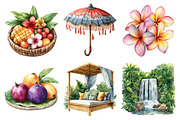 Bali Clipart Bundle, an Illustration by Daily.Designs (Thumbnail 4 of 5)