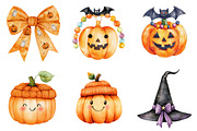 Halloween Baby Shower Clipart Bundle, a Seasonal Illustration by CitraGraphics (Thumbnail 4 of 6)
