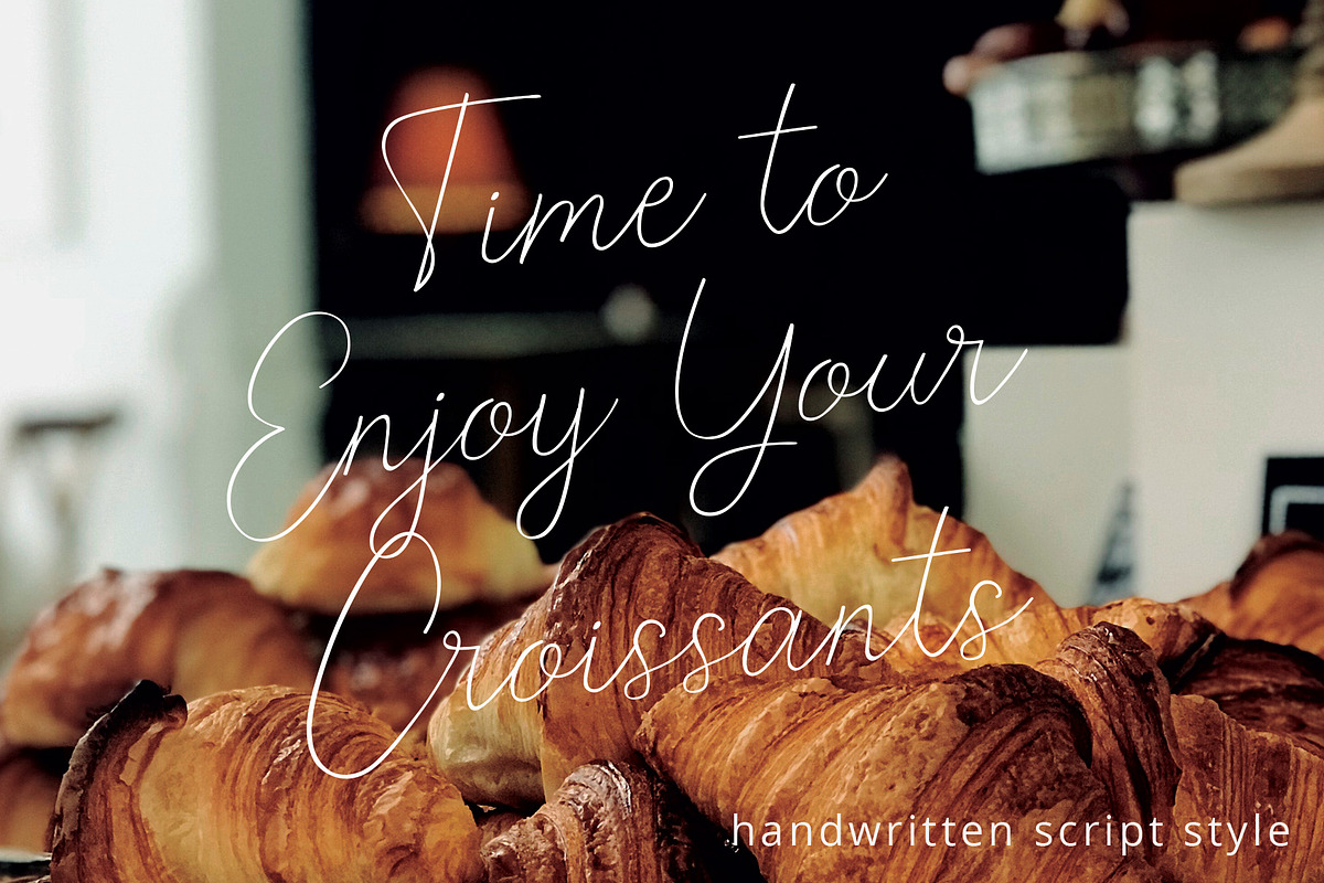 Callina Handwriting Font, a Script Font by LetterJos (Photo 12 of 13)