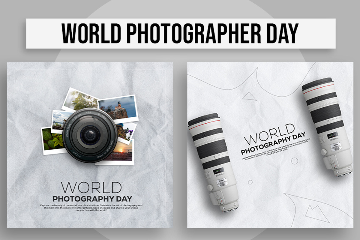 World photographer day template, a Social Media Template by Northfrom (Photo 1 of 3)