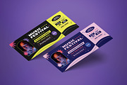 Ticket Music Festival, a Card Template by graphicook (Thumbnail 1 of 3)