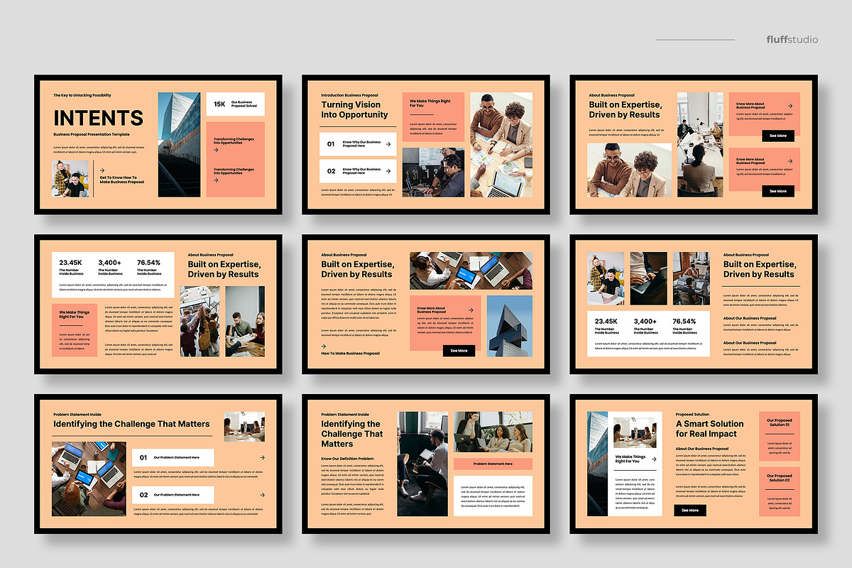 Business Proposal Keynote Template, a Presentation Template by fluffstudio (Photo 2 of 4)