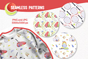 Tennis Academy Watercolor Collection, a Sport Illustration by WatercolorElena (Thumbnail 11 of 13)