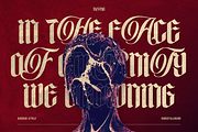 Thane - Gothic Hybrid Style, a Blackletter Font by Burntilldead (Thumbnail 4 of 12)