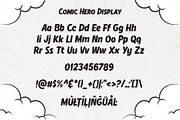 Comic Hero - Cartoon Typeface, a Sans Serif Font by Kereatype (Thumbnail 4 of 8)