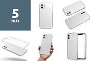 Phone 12 Clear Case, an iPhone Mockup by Colatudo Store (Thumbnail 2 of 8)
