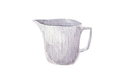 Watercolor kitchenware set, an Illustration by My watercolor shop (Thumbnail 2 of 7)