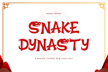 Snake Dynasty - Modern Chinese Font