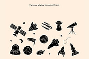 Outer Space Linocut, an Object Illustration by ClayStudio (Thumbnail 4 of 8)