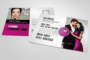 Wedding Postcard Template