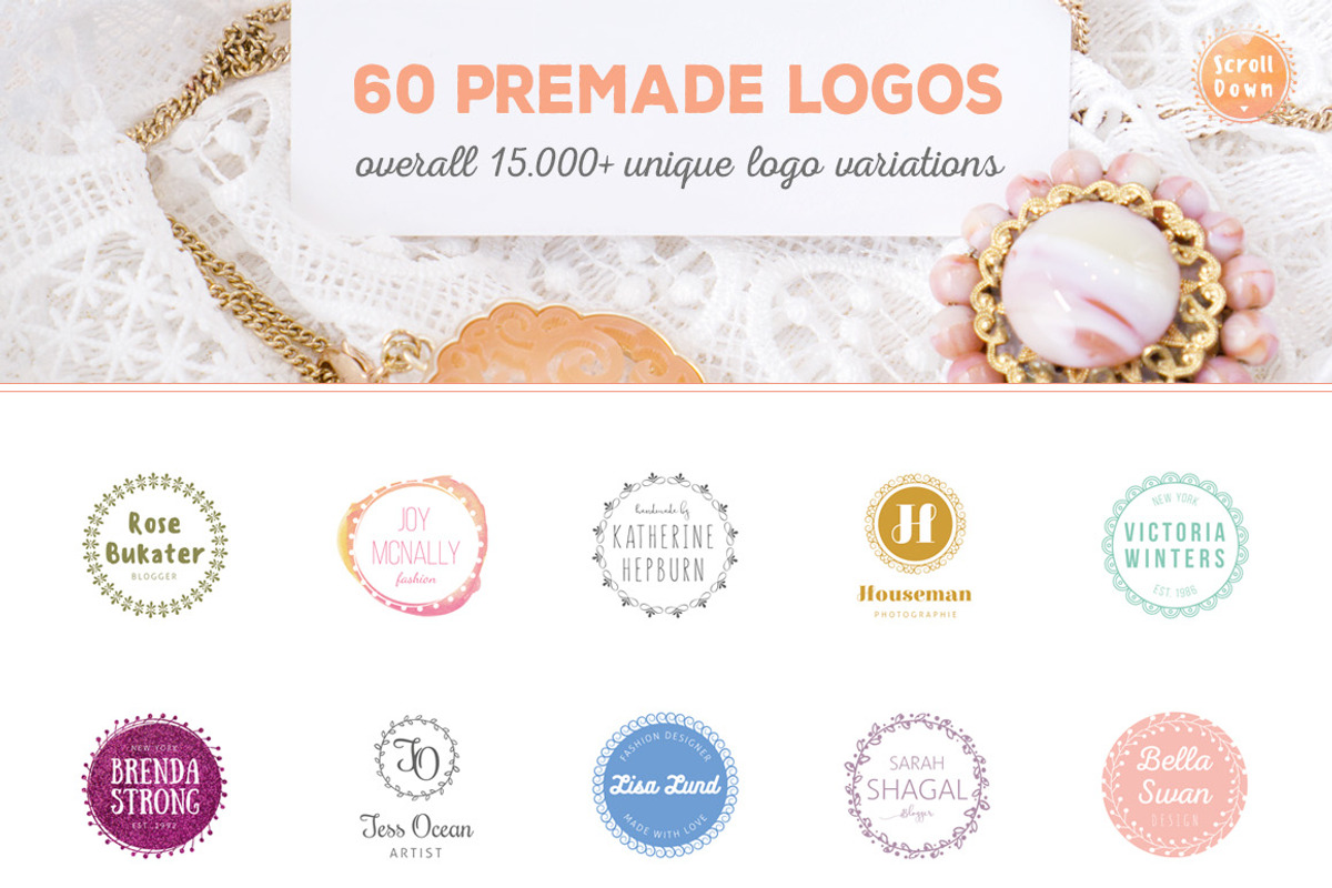 LogoCreator 380+ Elements & Mock-Ups, a Branding & Logo Template by AgataCreate (Photo 7 of 11)