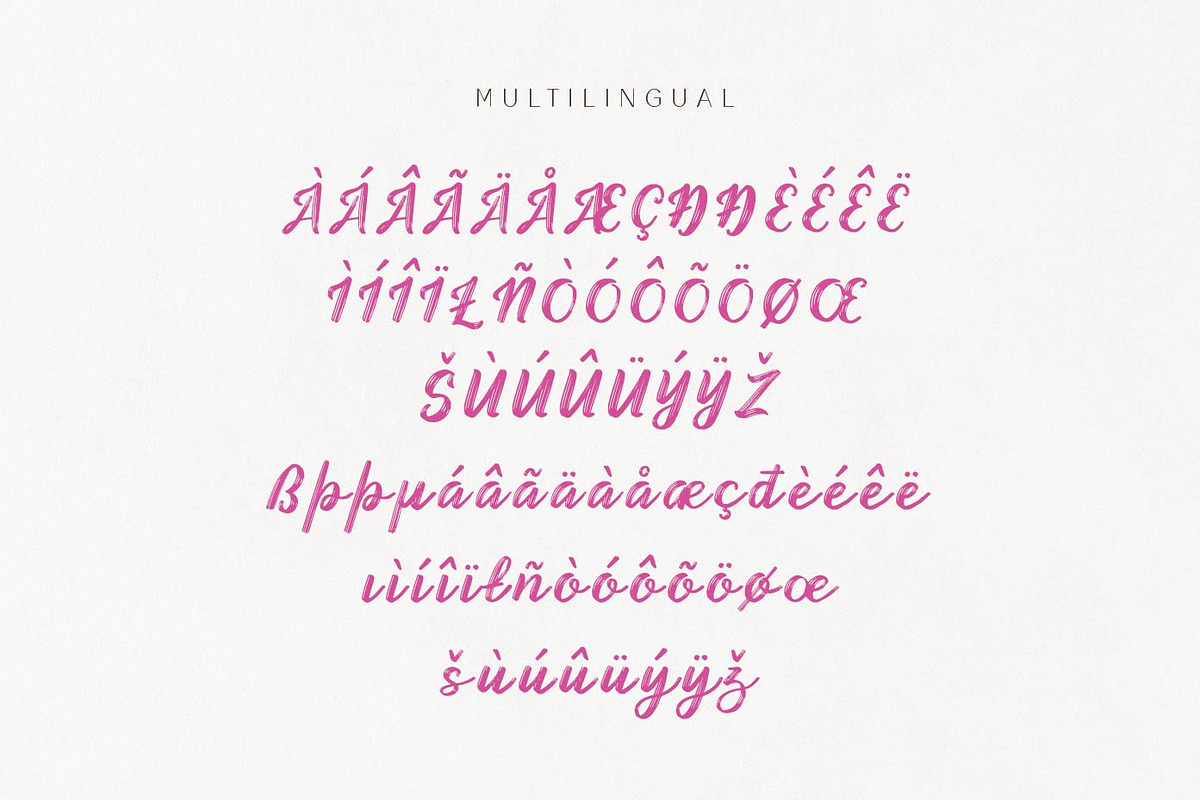 Monday Salute Cute Brushscript, a Script Font by Patria Ari (P4tcreativa) (Photo 10 of 10)